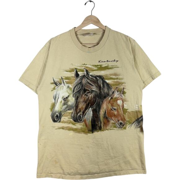 Vintage Kentucky Horse Tee L - Picture 1 of 7